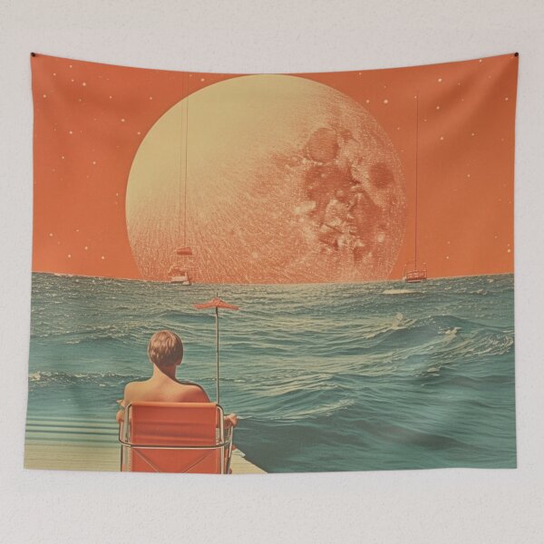 Item preview, Sittin' on the dock of the Sea of Tranquility  designed and sold by Midsized King.
