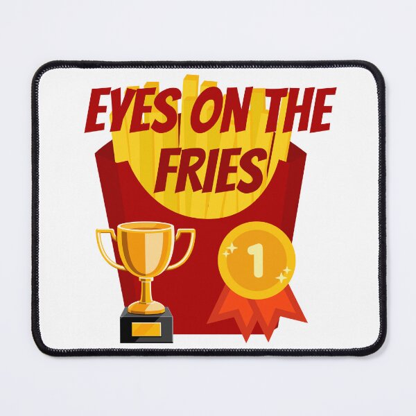 Item preview, Food Pun Eyes on the Fries designed and sold by bububabuinc.