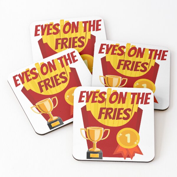 Item preview, Food Pun Eyes on the Fries designed and sold by bububabuinc.