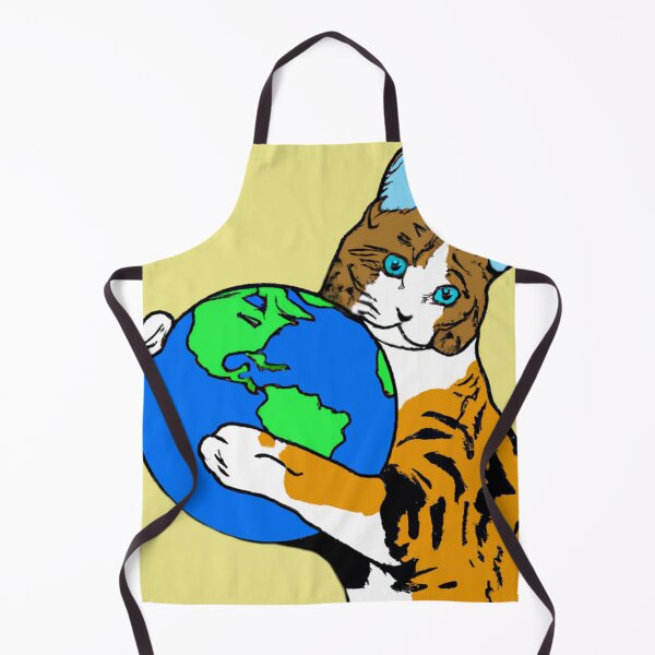 Item preview, Cat hug planet Earth-Edited AI generated art designed and sold by Frostp.