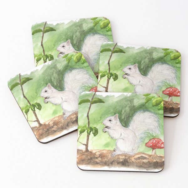 Item preview, White Squirrel of Olney designed and sold by KelsImpressions.