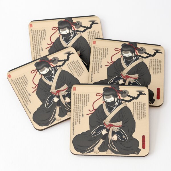 Item preview, Antique ninja infographic  designed and sold by Roxburylane.