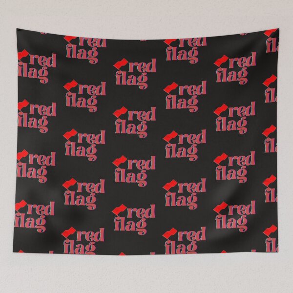 Item preview, Red flag  designed and sold by artesiaKT.