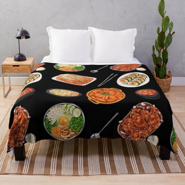 Item preview, Korean Food Set - K Food - Kimchi, Bibimbap, Tteokbokki, Korean Fried Chicken designed and sold by patternjp.