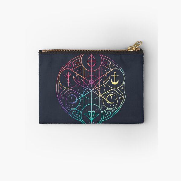 Item preview, Gradient colors pentacle estilized with magical symbols designed and sold by Wicc-a.