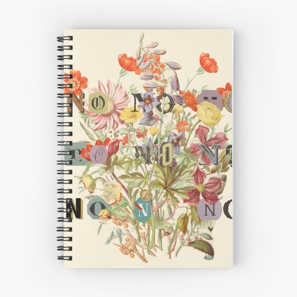 Item preview, a soft and floral "no" designed and sold by Sarah Rosie Studios.