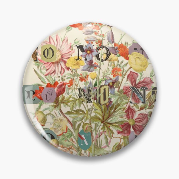 Item preview, a soft and floral "no" designed and sold by Sarah Rosie Studios.