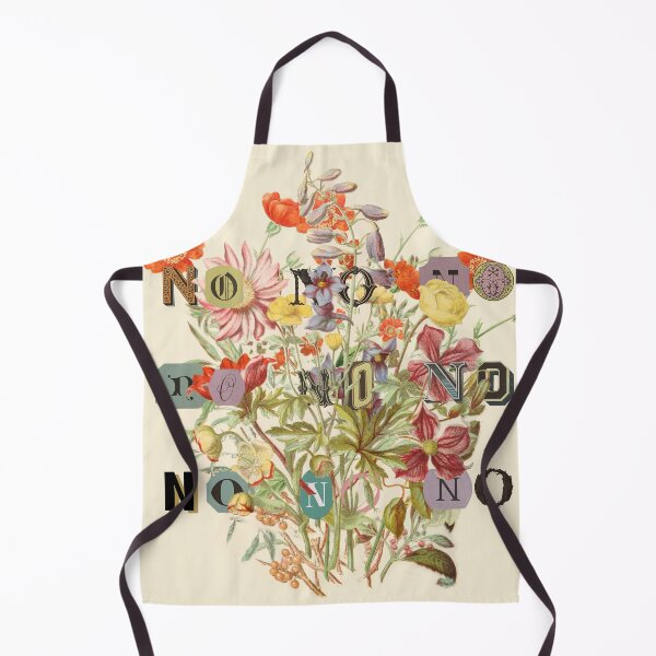 Item preview, a soft and floral "no" designed and sold by Sarah Rosie Studios.