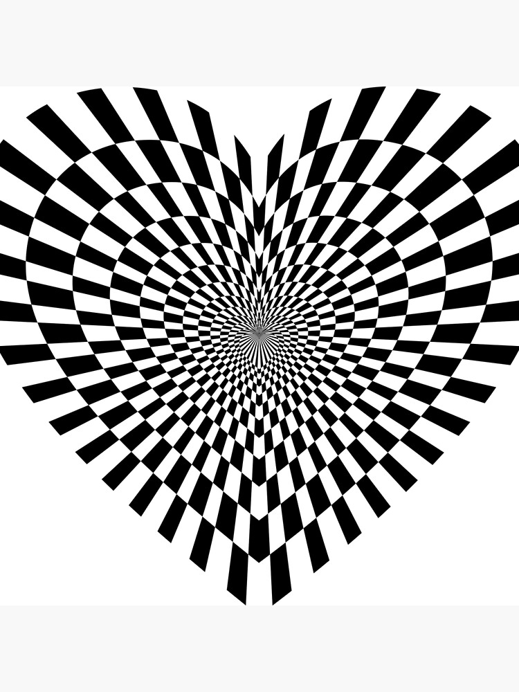 アート・デザイン・音楽 OPTICAL ILLUSIONS Heartfelt Illusions: Heart-Shaped Optical Art