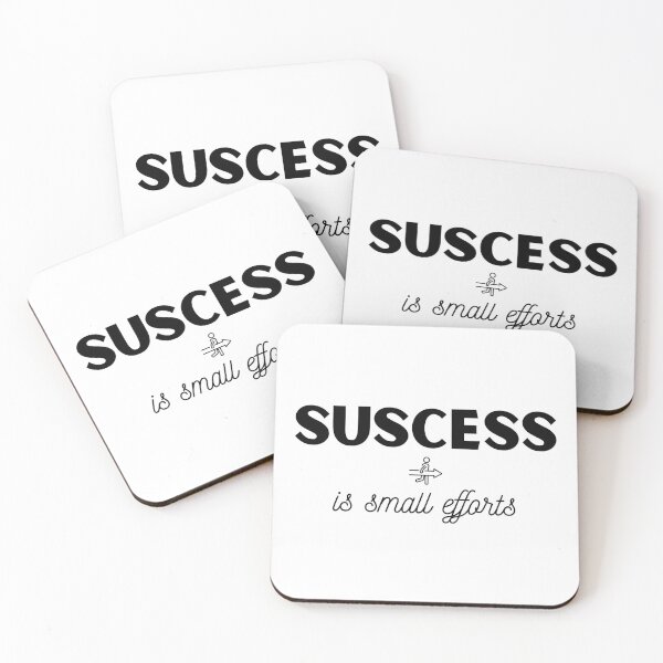 Item preview, Artistic Reflections 'Success Is Small Efforts' Inspires Achievement designed and sold by IssaraStudio.