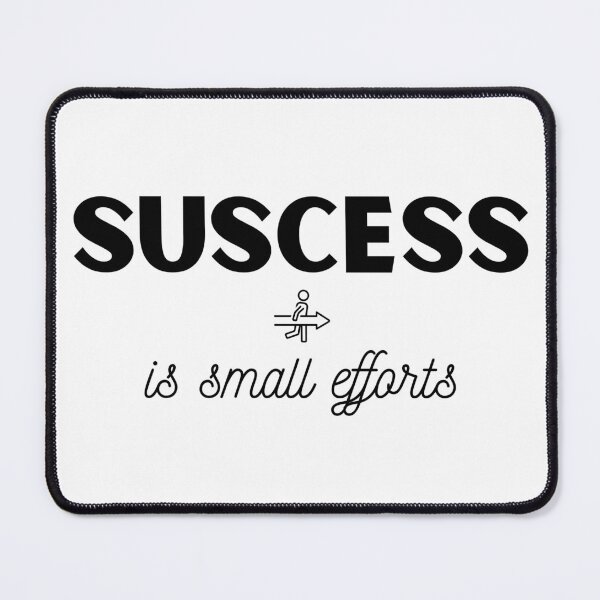 Item preview, Artistic Reflections 'Success Is Small Efforts' Inspires Achievement designed and sold by IssaraStudio.