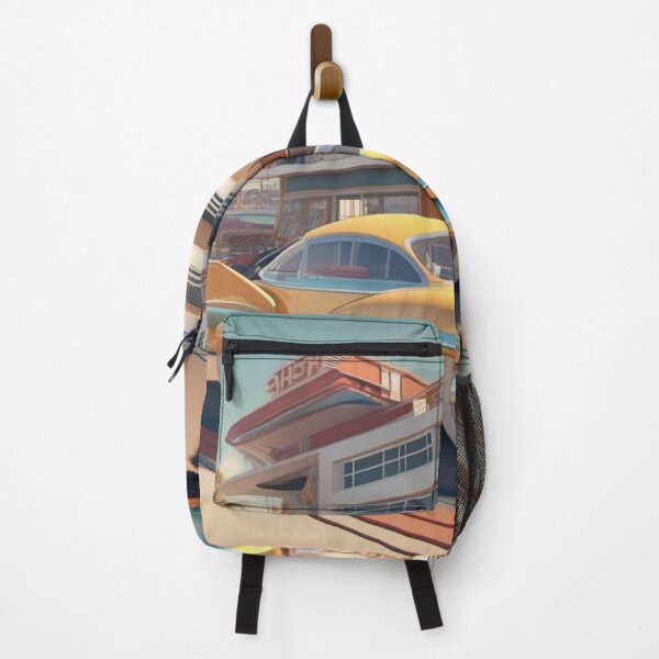 Item preview, A Retro-Futuristic Image Of A Califonia Beach City designed and sold by MusicalArtisty.