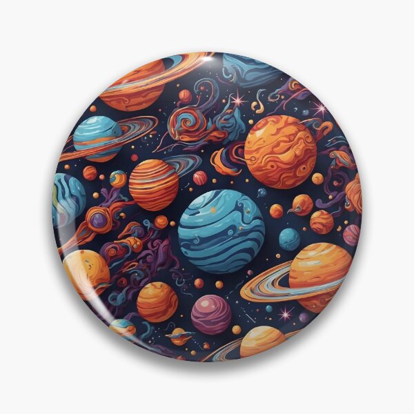 Item preview, Colorful Outer Space Pattern designed and sold by Patternliss.