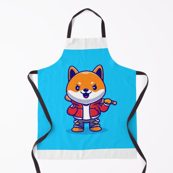 Item preview, Cute Cool Shiba Inu Dog with Baseball Bat Cartoon Vector Icon designed and sold by hjian8219.