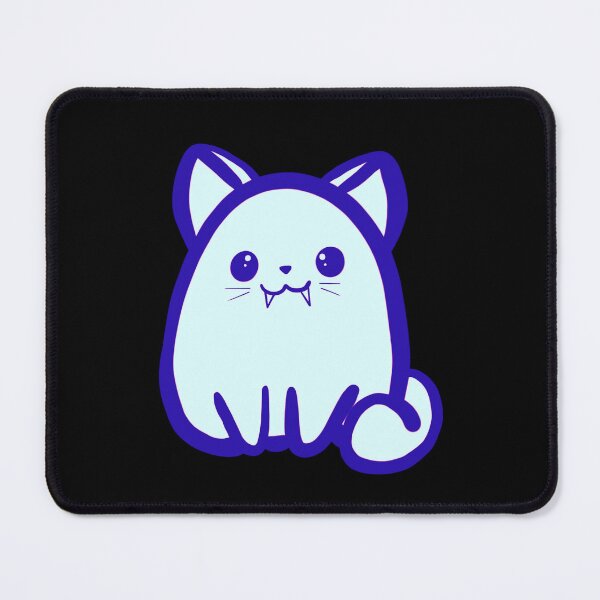 Item preview, Fanged Kitty (Blue) designed and sold by makell-creates.