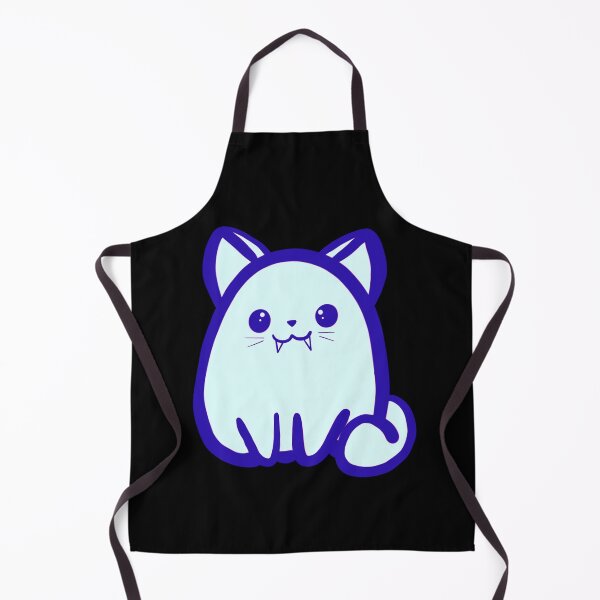 Item preview, Fanged Kitty (Blue) designed and sold by makell-creates.