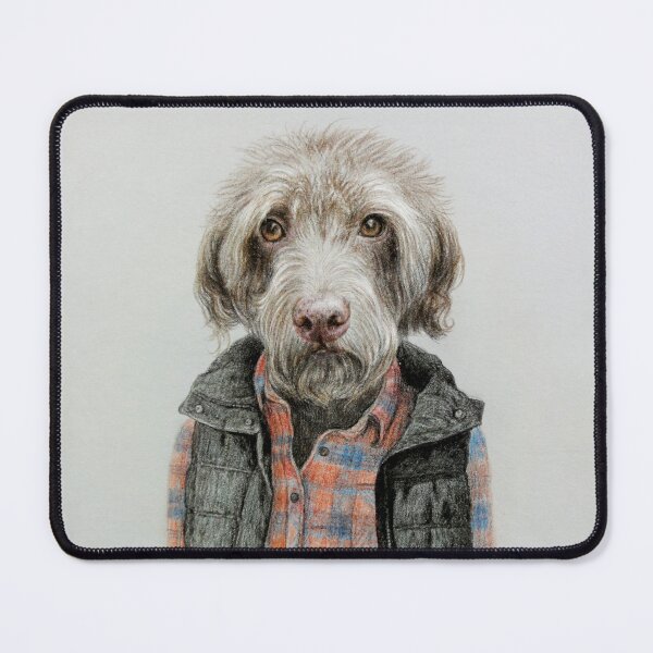 Item preview, dog in shirt designed and sold by Windness Zao.