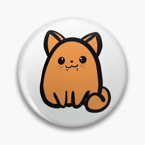 Item preview, Fanged Kitty (Orange) designed and sold by makell-creates.