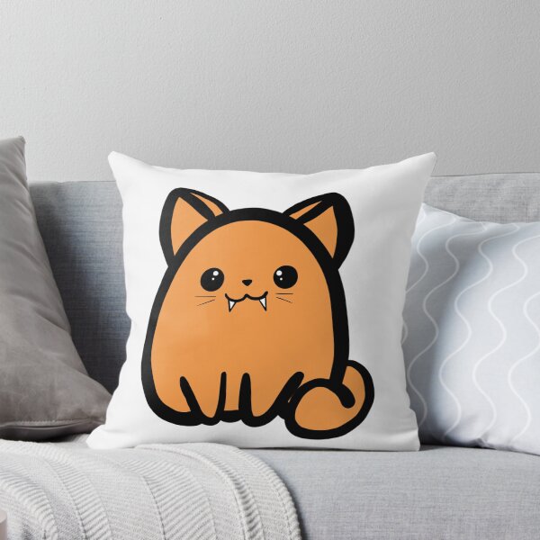 Item preview, Fanged Kitty (Orange) designed and sold by makell-creates.