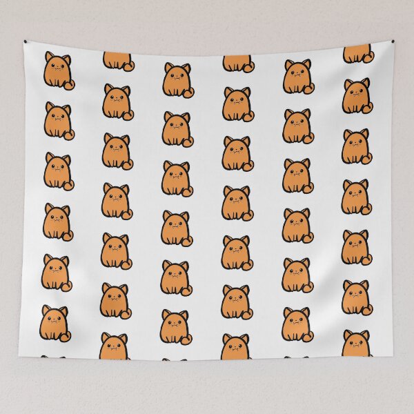 Item preview, Fanged Kitty (Orange) designed and sold by makell-creates.