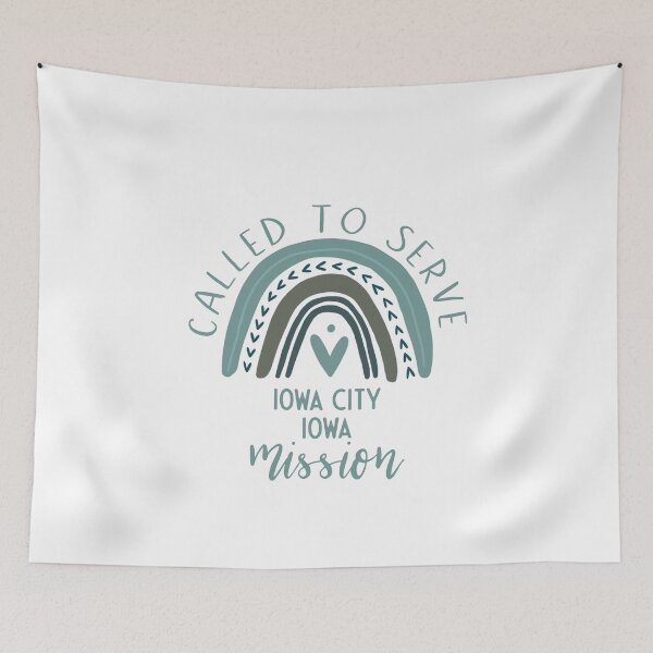 Item preview, Called to Serve - Iowa City Iowa - Boho Rainbow Missionary Gift designed and sold by brizodesign.