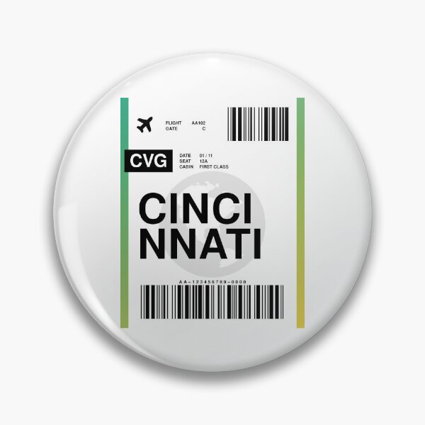 Item preview, Cincinnati Boarding Pass designed and sold by RabbitK.