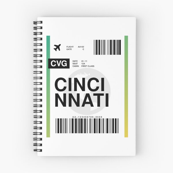 Item preview, Cincinnati Boarding Pass designed and sold by RabbitK.