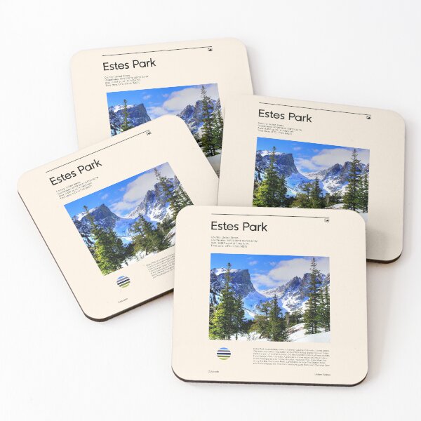 Item preview, Visit Estes Park, United States (Travel poster) designed and sold by RabbitK.