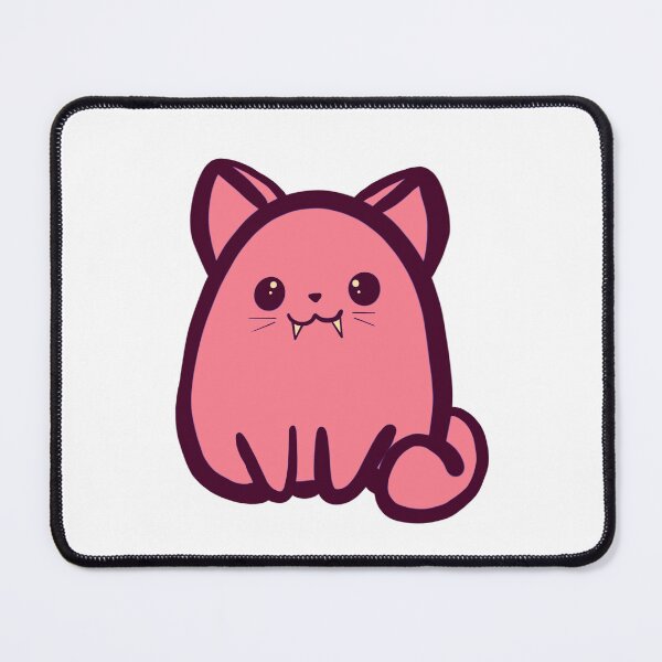Item preview, Fanged Kitty (Pink) designed and sold by makell-creates.
