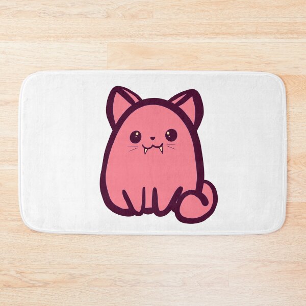 Item preview, Fanged Kitty (Pink) designed and sold by makell-creates.