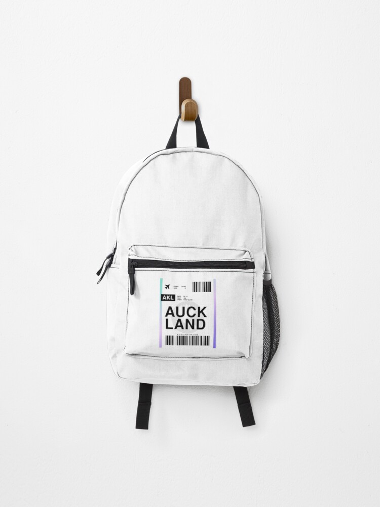 Thumbnail 1 of 3, Backpack, Auckland Boarding Pass designed and sold by RabbitK.