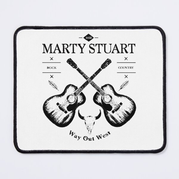 Item preview, Marty Stuart Acoustic Guitar Vintage Logo designed and sold by mcfallalainefx.