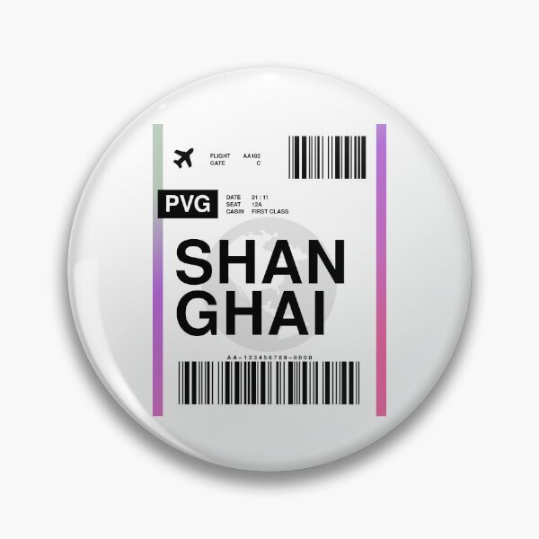 Item preview, Shanghai Boarding Pass designed and sold by RabbitK.