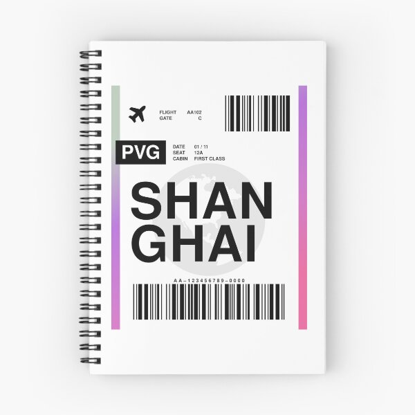 Item preview, Shanghai Boarding Pass designed and sold by RabbitK.
