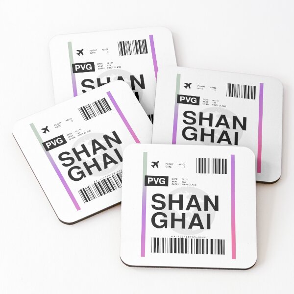 Item preview, Shanghai Boarding Pass designed and sold by RabbitK.