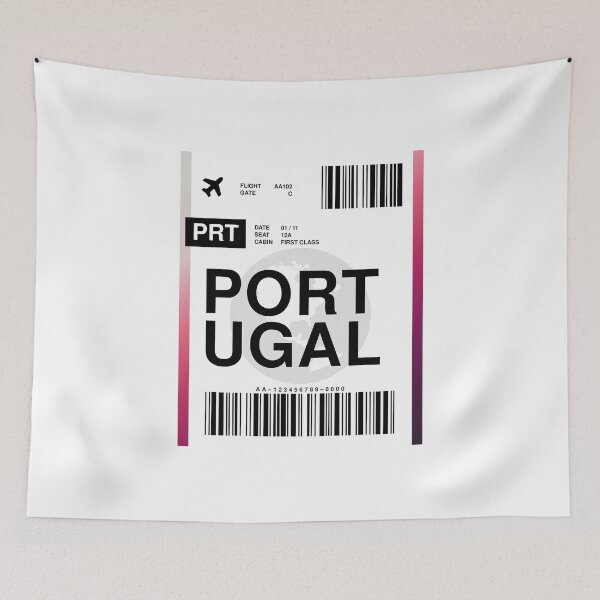 Item preview, Portugal Boarding Pass designed and sold by RabbitK.