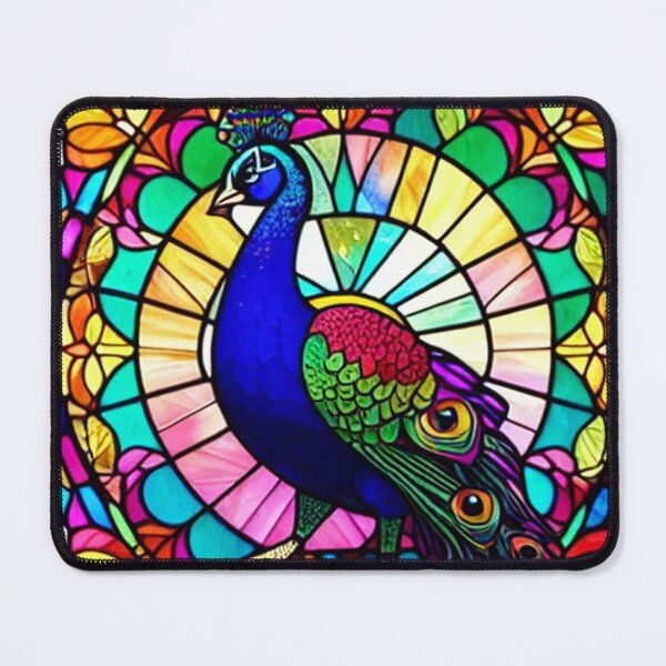 Item preview, Stained Glass Peacock designed and sold by shakespeare1212.