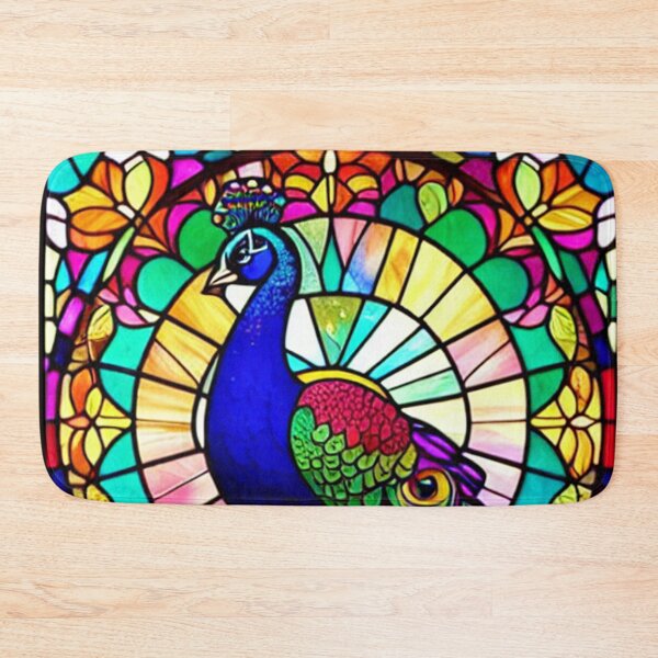 Item preview, Stained Glass Peacock designed and sold by shakespeare1212.