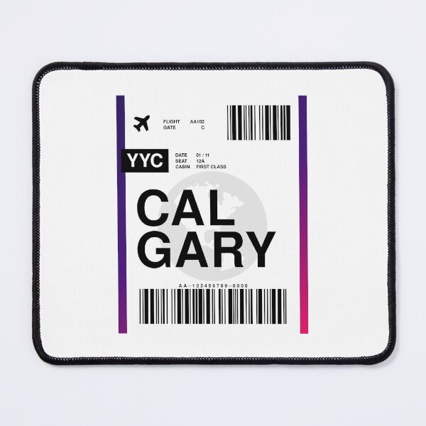 Item preview, Calgary Boarding Pass designed and sold by RabbitK.