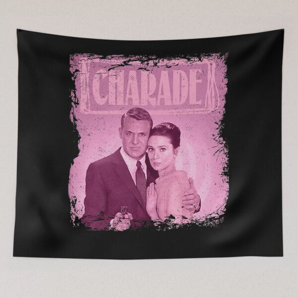 Item preview, Cary and Áúdrèy Relive Charades Film's Iconic Duo with This Distinctive Tee designed and sold by brynnpetr.