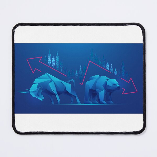 Item preview, stock exchange financial analysis polygon bull bear market designed and sold by NiamLab.