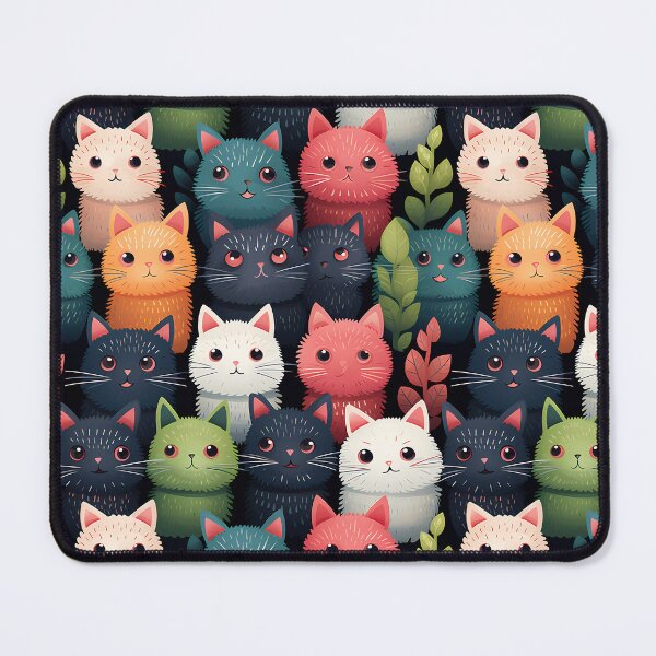 Item preview, Cute Cat seamless doodle cats seamless patterns  designed and sold by Paint U by Krisanee.