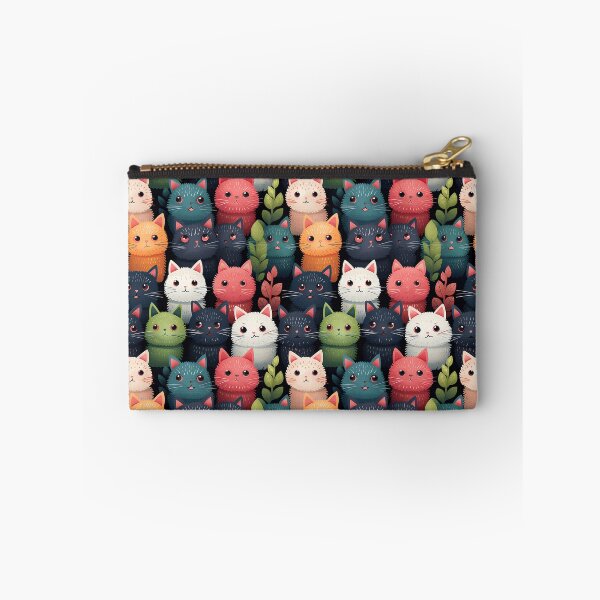 Item preview, Cute Cat seamless doodle cats seamless patterns  designed and sold by Paint U by Krisanee.