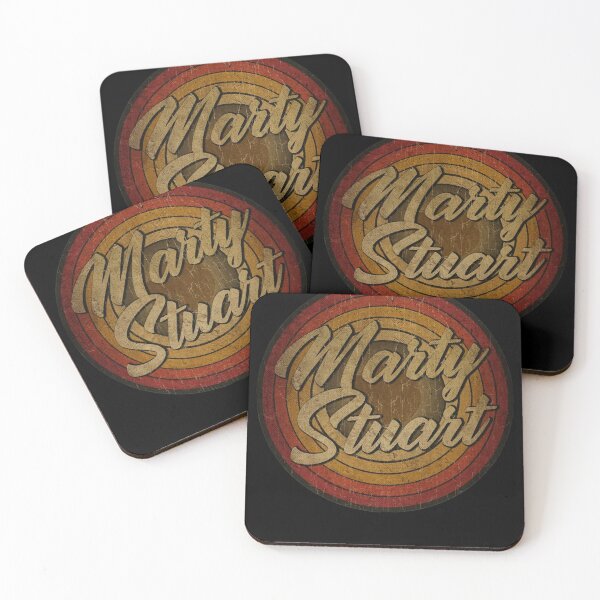 Item preview, Marty Stuart text, vintage, retro, faded, metal, designed and sold by mcfallalainefx.