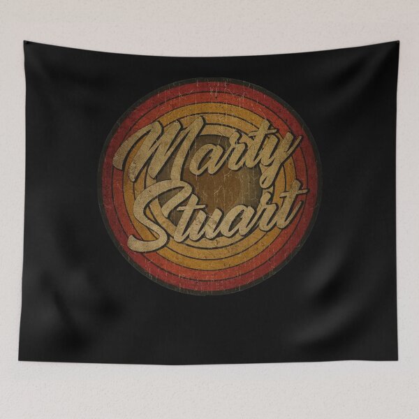Item preview, Marty Stuart text, vintage, retro, faded, metal, designed and sold by mcfallalainefx.