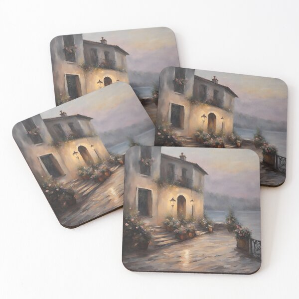 Item preview, Romantic Spanish Landscape Digi-Oil Painting designed and sold by Te Queiro.