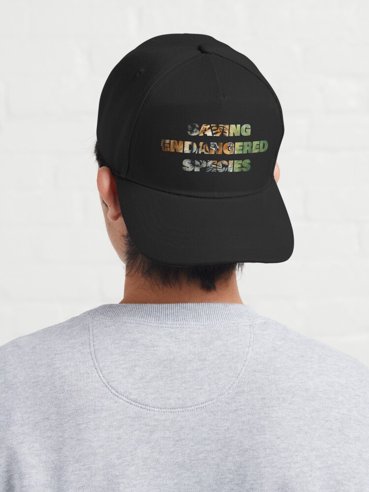 Thumbnail 4 of 7, Cap, Saving Endangered Species designed and sold by S-Endangered-S.