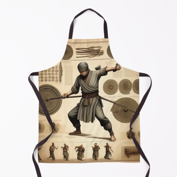 Item preview, Vintage ninja poster designed and sold by Roxburylane.