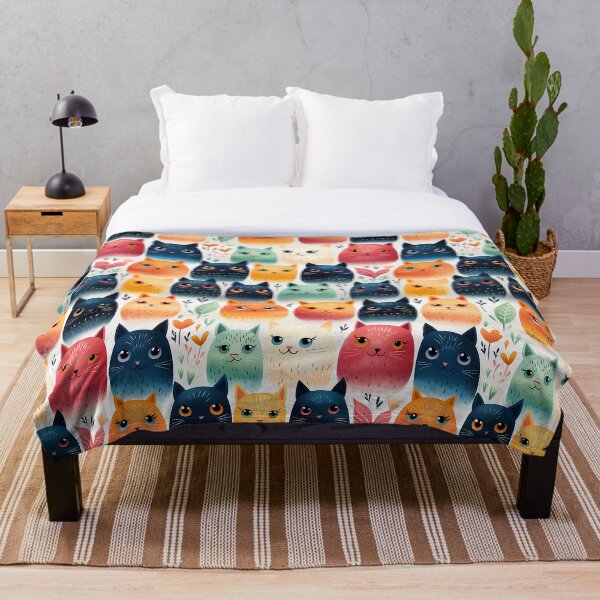 Item preview, Patrones sin fisuras de gato designed and sold by Paint U by Krisanee.