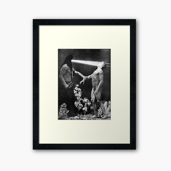 HD- Hypnosis, by Sascha Schneider (1904) HIGH DEFINITION Framed Art Print